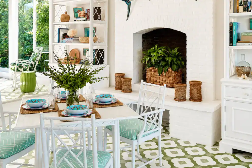 Model home styling by Giddens Interiors in Savannah, Georgia.