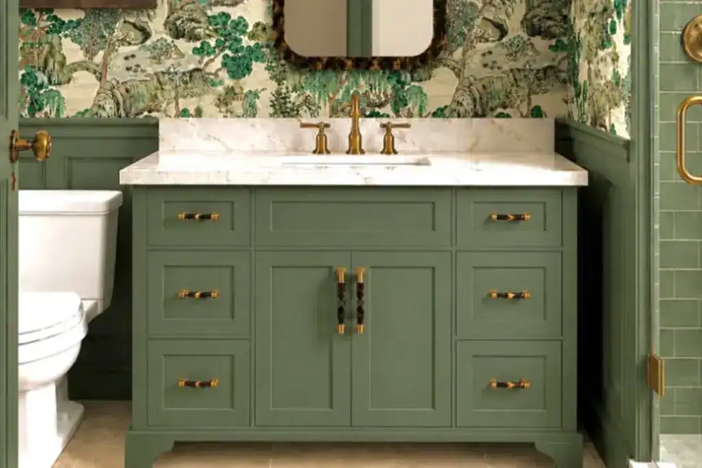Plumbing fixture selections by Giddens Interiors in Savannah, Georgia.